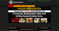 Desktop Screenshot of nirmalcinema.com