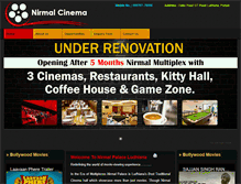 Tablet Screenshot of nirmalcinema.com